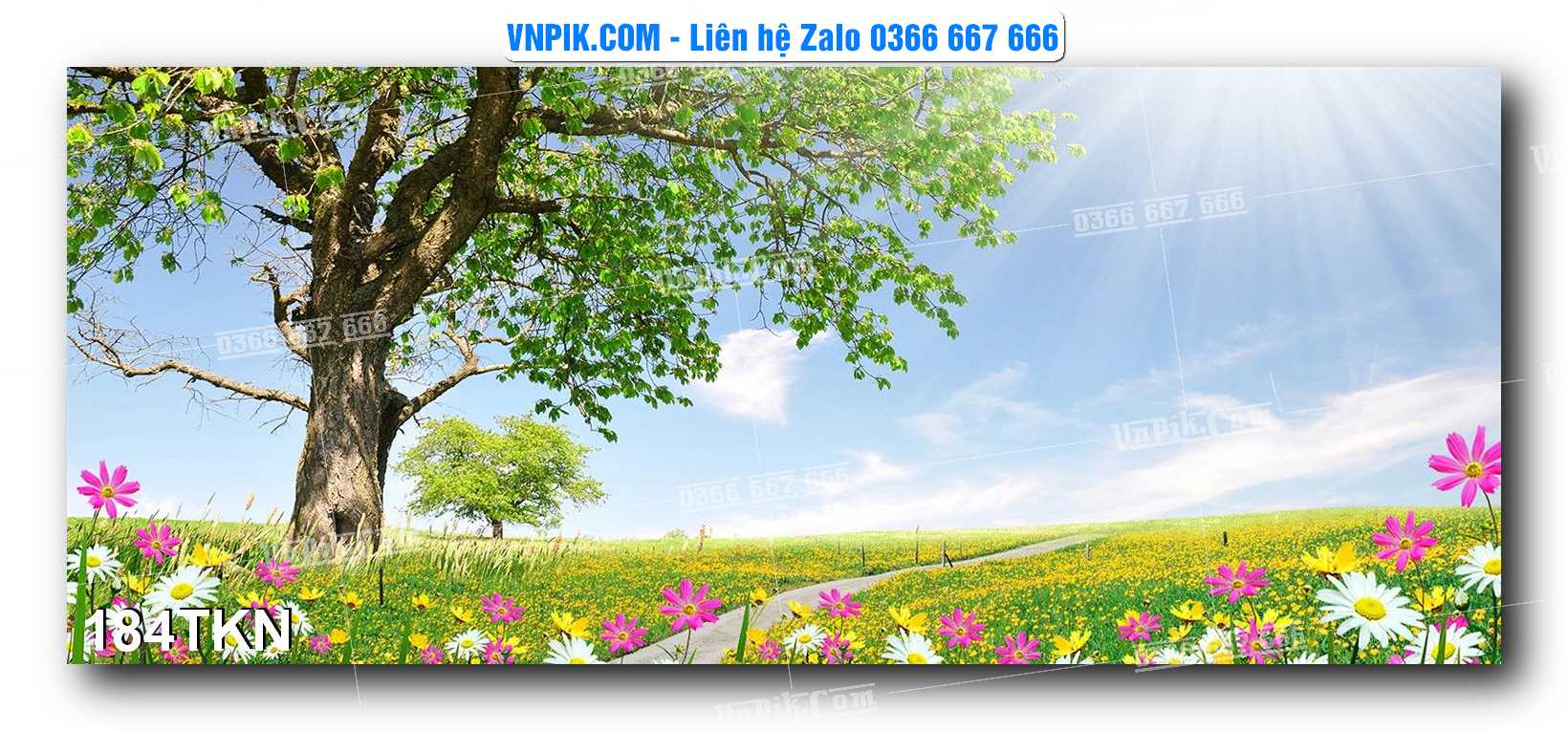 File PSD Vector Tranh Khổ Ngang – Tranh Thác Nước – Tranh Phong Cảnh Đẹp – Mã file 184TKN