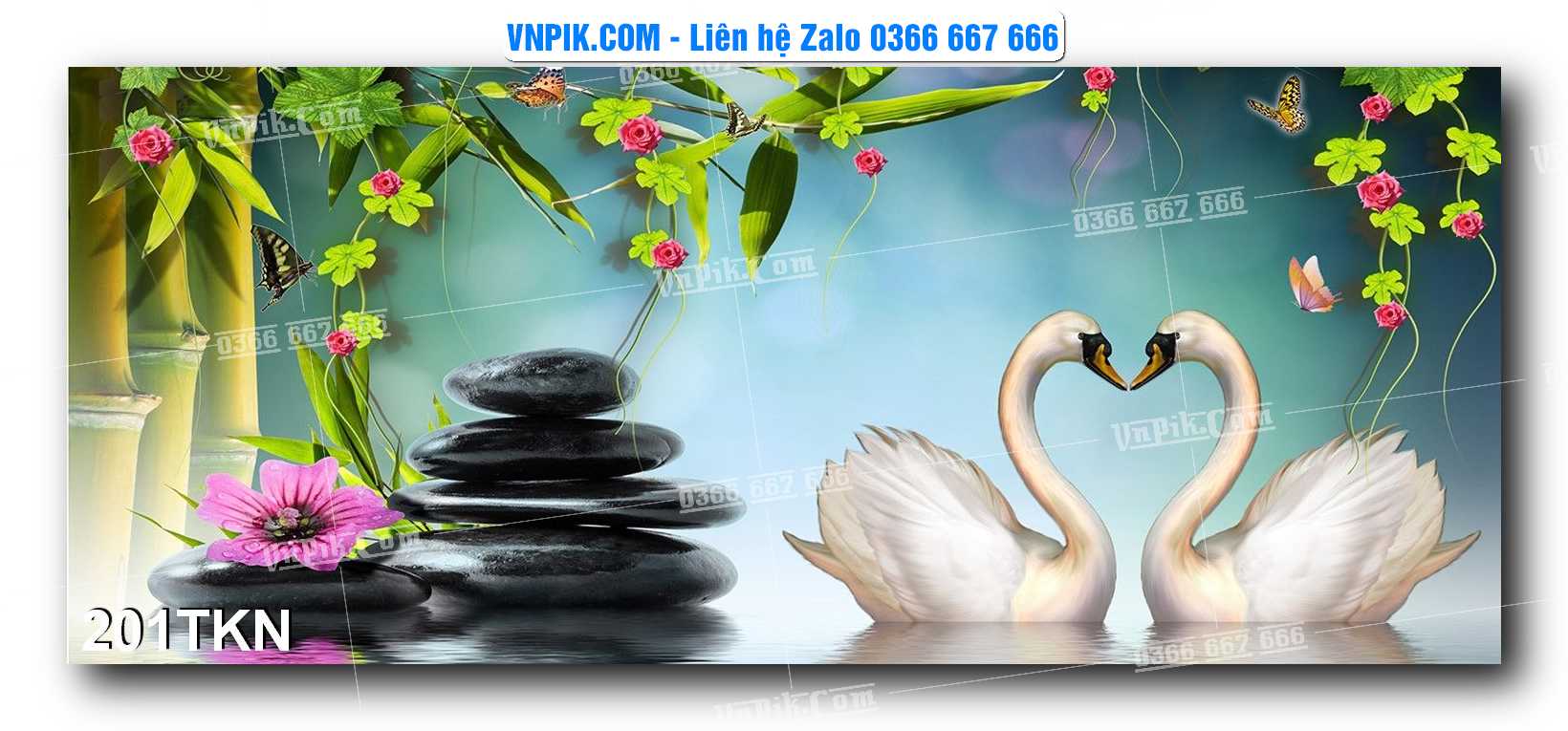 File PSD Vector Tranh Khổ Ngang – Tranh Thác Nước – Tranh Phong Cảnh Đẹp – Mã file 201TKN