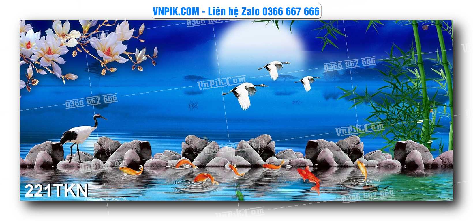 File PSD Vector Tranh Khổ Ngang – Tranh Thác Nước – Tranh Phong Cảnh Đẹp – Mã file 221TKN