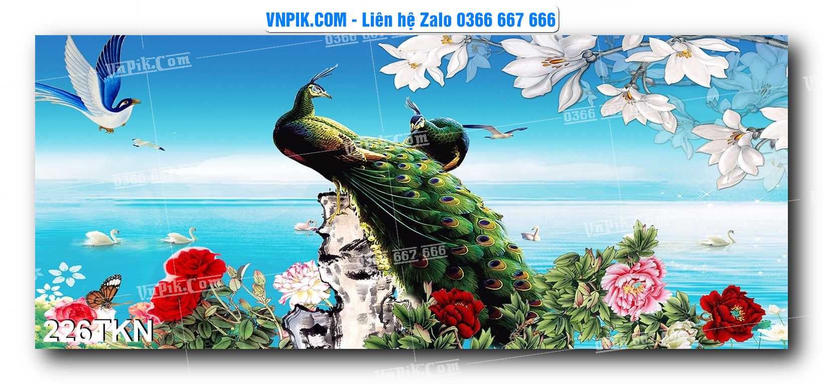 File PSD Vector Tranh Khổ Ngang – Tranh Thác Nước – Tranh Phong Cảnh Đẹp – Mã file 226TKN