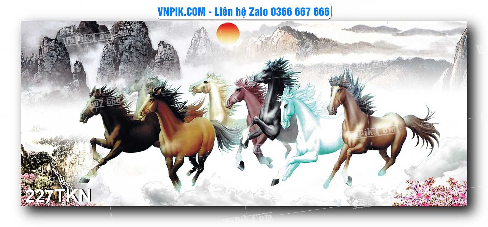 File PSD Vector Tranh Khổ Ngang – Tranh Thác Nước – Tranh Phong Cảnh Đẹp – Mã file 227TKN