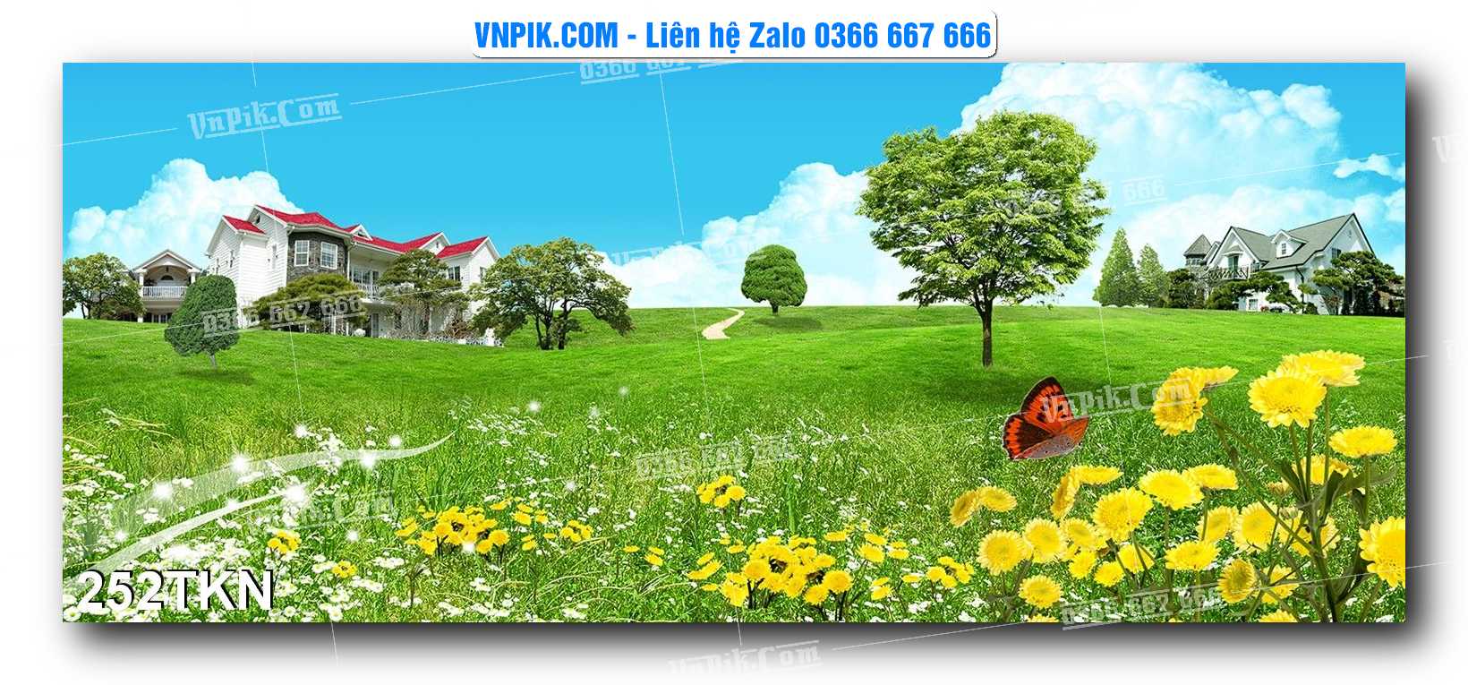 File PSD Vector Tranh Khổ Ngang – Tranh Thác Nước – Tranh Phong Cảnh Đẹp – Mã file 252TKN