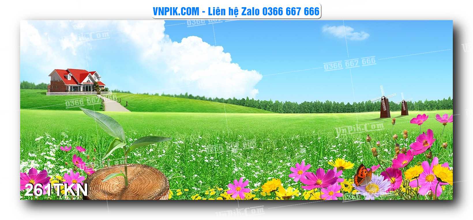 File PSD Vector Tranh Khổ Ngang – Tranh Thác Nước – Tranh Phong Cảnh Đẹp – Mã file 261TKN