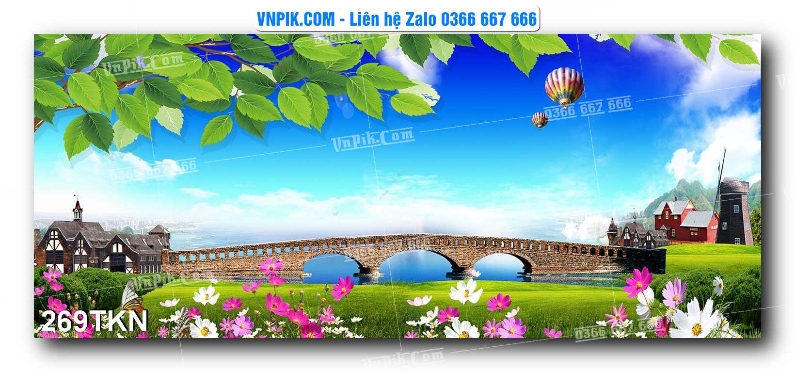 File PSD Vector Tranh Khổ Ngang – Tranh Thác Nước – Tranh Phong Cảnh Đẹp – Mã file 269TKN