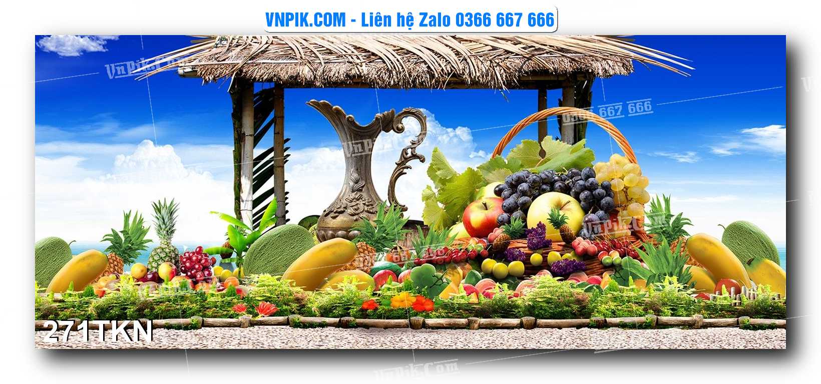 File PSD Vector Tranh Khổ Ngang – Tranh Thác Nước – Tranh Phong Cảnh Đẹp – Mã file 271TKN