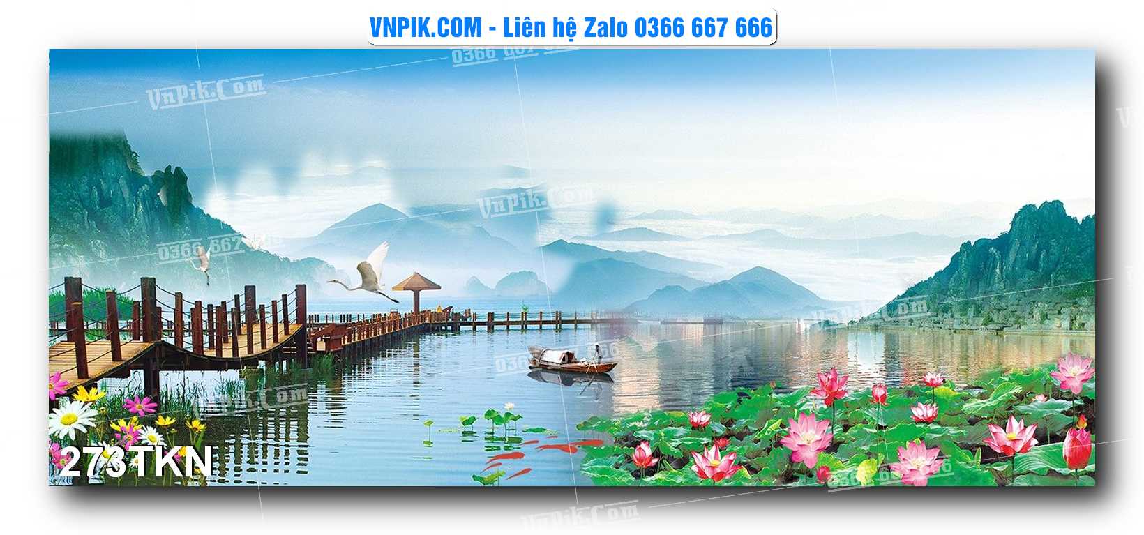 File PSD Vector Tranh Khổ Ngang – Tranh Thác Nước – Tranh Phong Cảnh Đẹp – Mã file 273TKN
