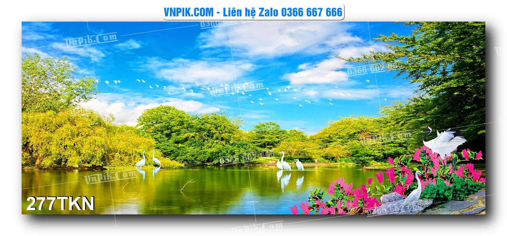 File PSD Vector Tranh Khổ Ngang – Tranh Thác Nước – Tranh Phong Cảnh Đẹp – Mã file 277TKN