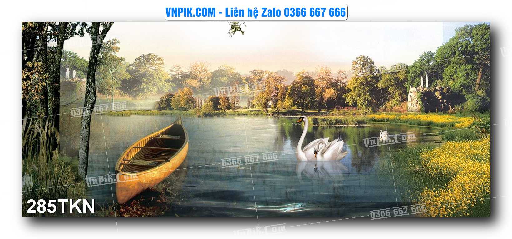 File PSD Vector Tranh Khổ Ngang – Tranh Thác Nước – Tranh Phong Cảnh Đẹp – Mã file 285TKN