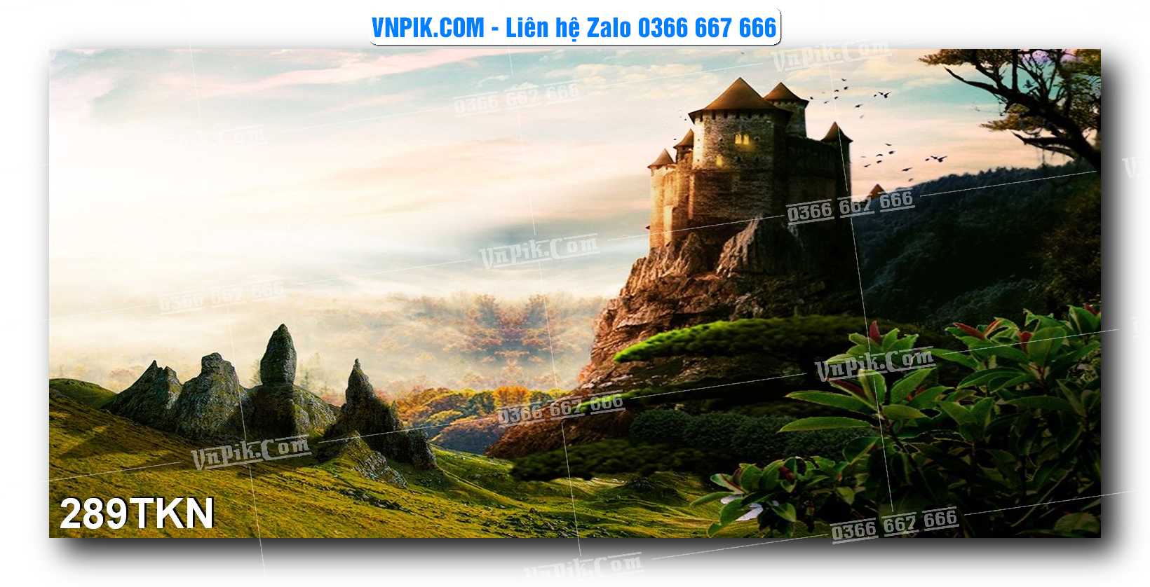 File PSD Vector Tranh Khổ Ngang – Tranh Thác Nước – Tranh Phong Cảnh Đẹp – Mã file 289TKN