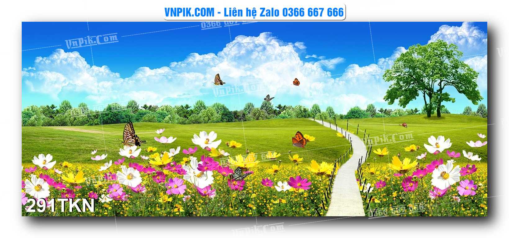 File PSD Vector Tranh Khổ Ngang – Tranh Thác Nước – Tranh Phong Cảnh Đẹp – Mã file 291TKN