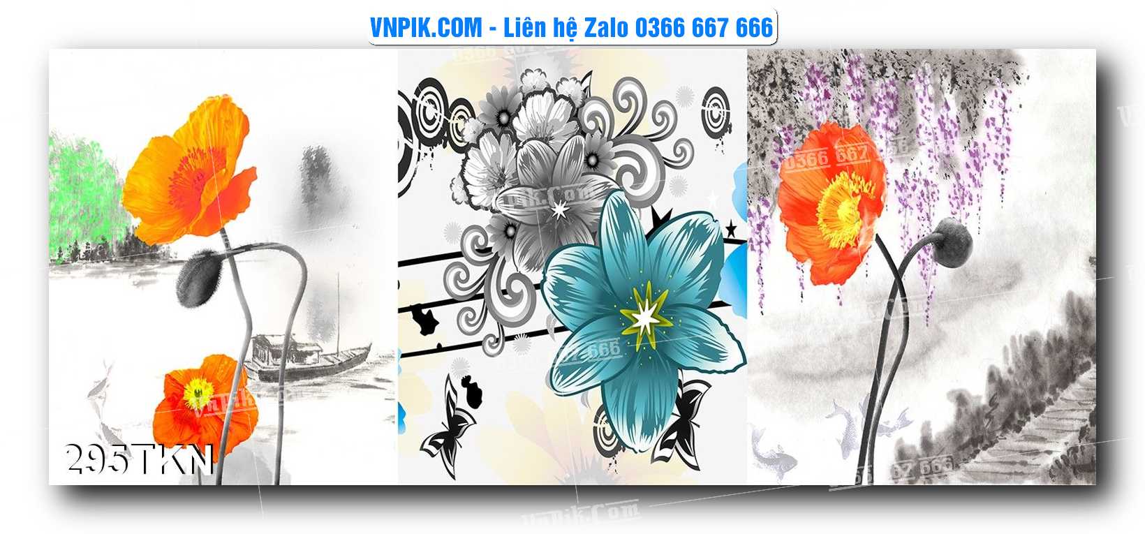 File PSD Vector Tranh Khổ Ngang – Tranh Thác Nước – Tranh Phong Cảnh Đẹp – Mã file 295TKN