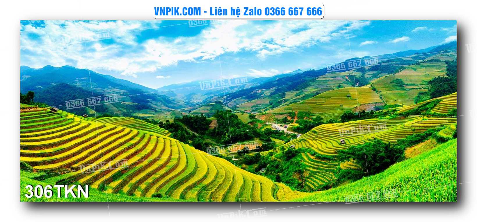 File PSD Vector Tranh Khổ Ngang – Tranh Thác Nước – Tranh Phong Cảnh Đẹp – Mã file 306TKN