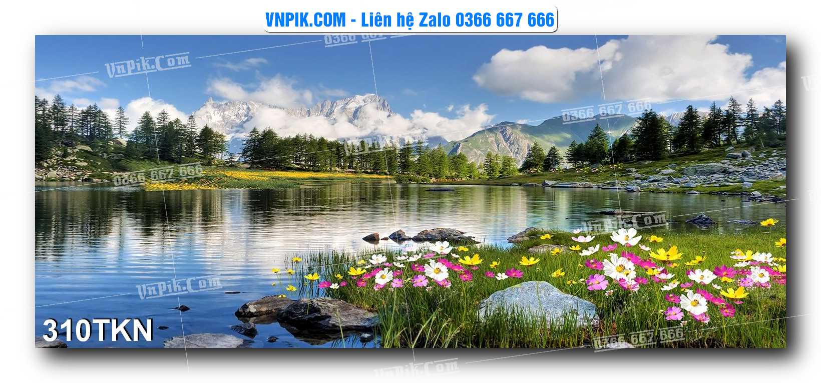 File PSD Vector Tranh Khổ Ngang – Tranh Thác Nước – Tranh Phong Cảnh Đẹp – Mã file 310TKN