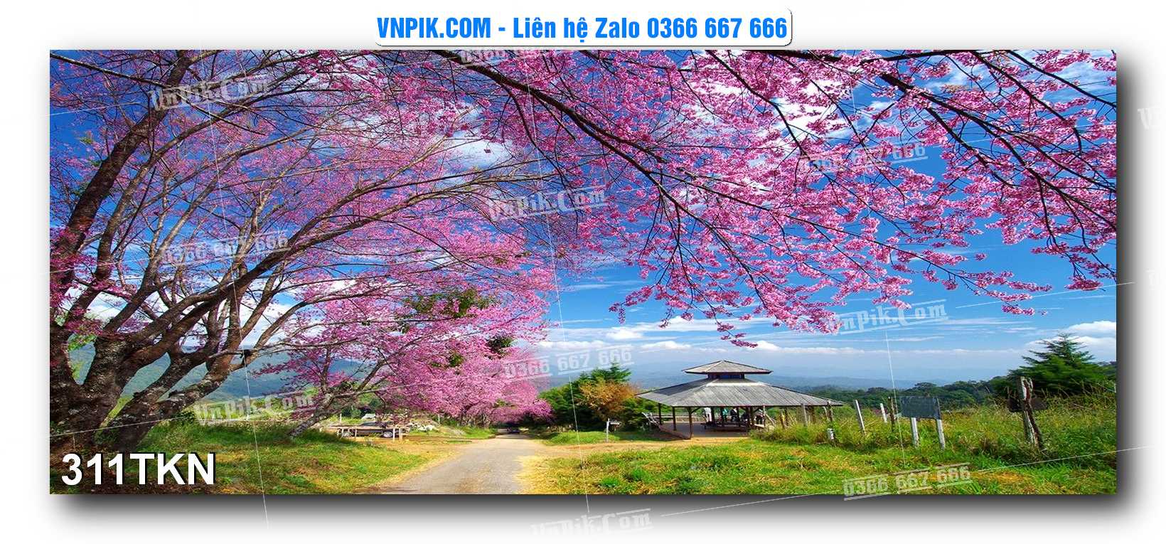 File PSD Vector Tranh Khổ Ngang – Tranh Thác Nước – Tranh Phong Cảnh Đẹp – Mã file 311TKN