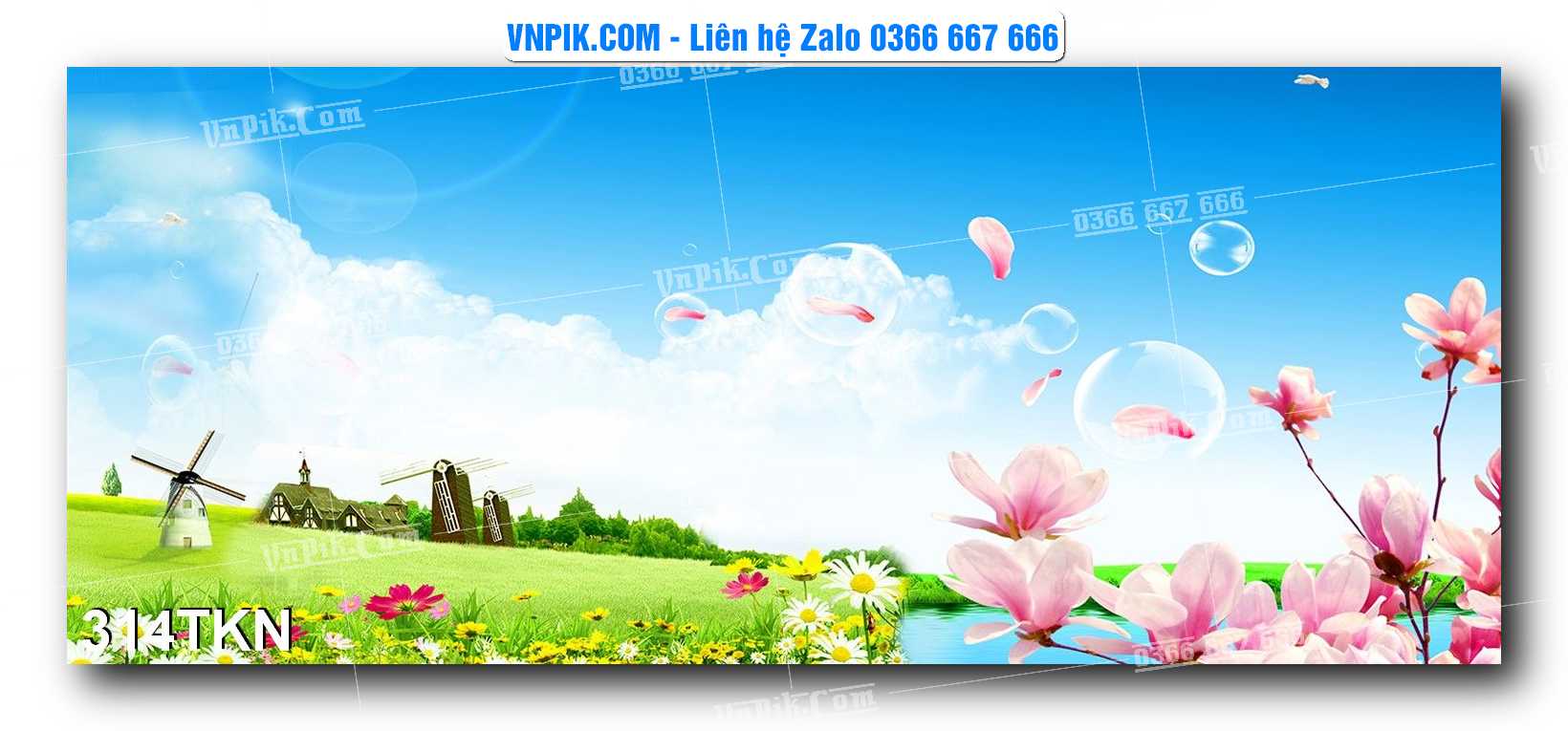 File PSD Vector Tranh Khổ Ngang – Tranh Thác Nước – Tranh Phong Cảnh Đẹp – Mã file 314TKN