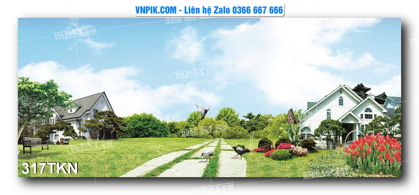 File PSD Vector Tranh Khổ Ngang – Tranh Thác Nước – Tranh Phong Cảnh Đẹp – Mã file 317TKN