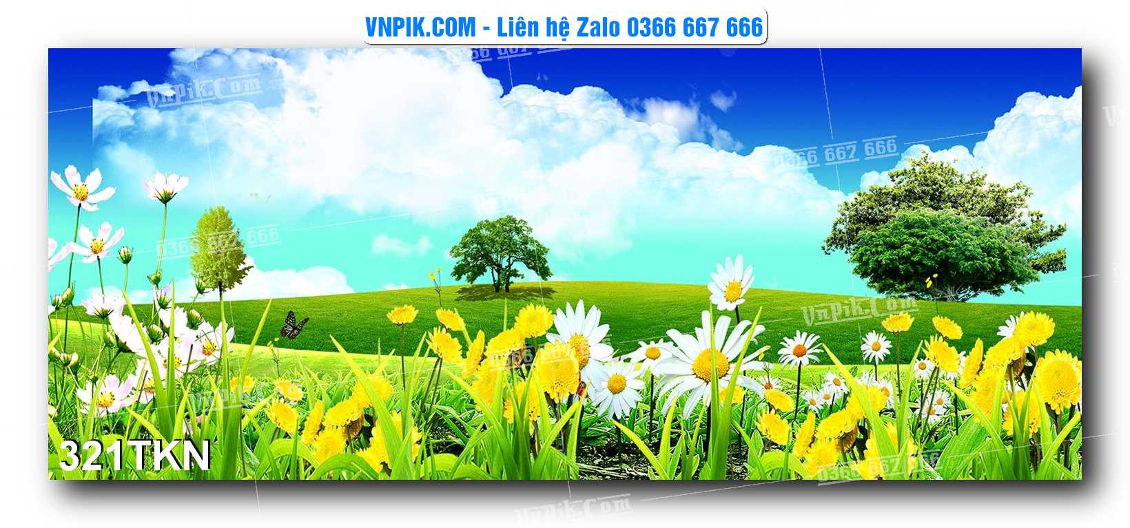 File PSD Vector Tranh Khổ Ngang – Tranh Thác Nước – Tranh Phong Cảnh Đẹp – Mã file 321TKN