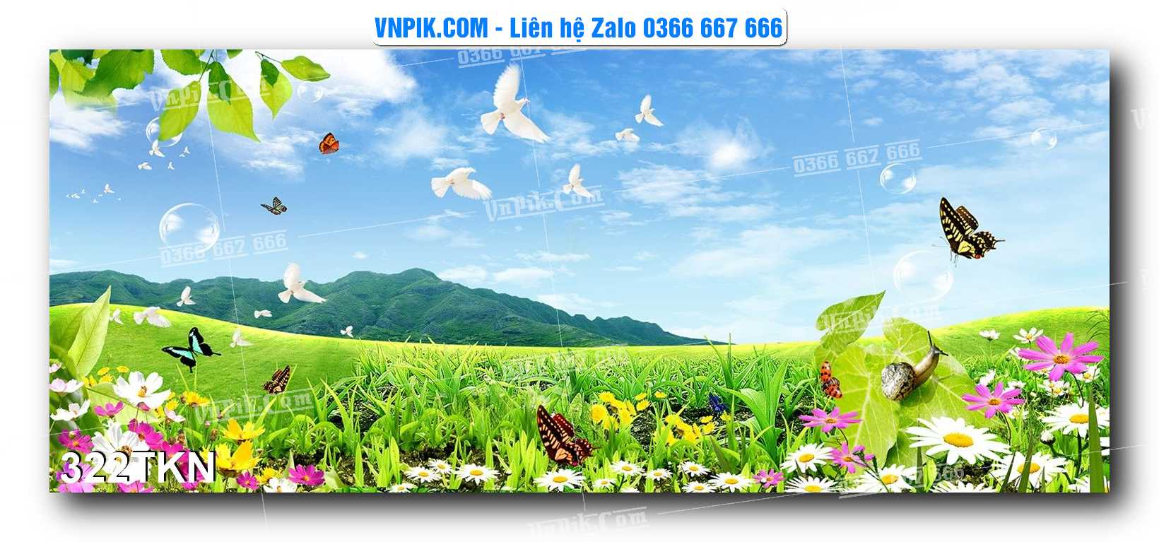 File PSD Vector Tranh Khổ Ngang – Tranh Thác Nước – Tranh Phong Cảnh Đẹp – Mã file 322TKN