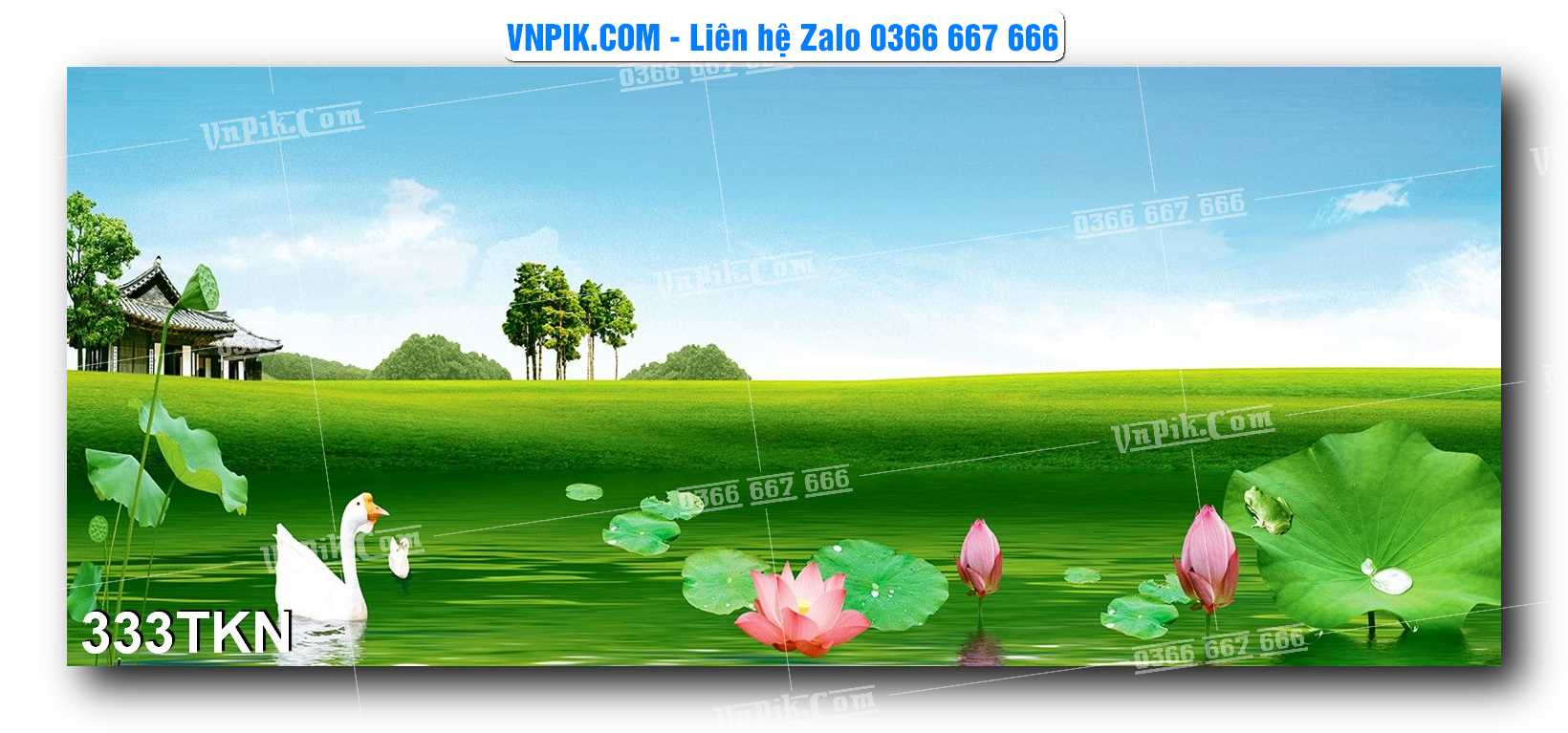 File PSD Vector Tranh Khổ Ngang – Tranh Thác Nước – Tranh Phong Cảnh Đẹp – Mã file 333TKN