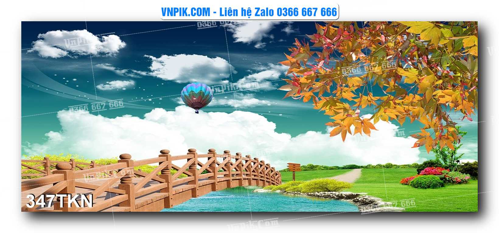 File PSD Vector Tranh Khổ Ngang – Tranh Thác Nước – Tranh Phong Cảnh Đẹp – Mã file 347TKN