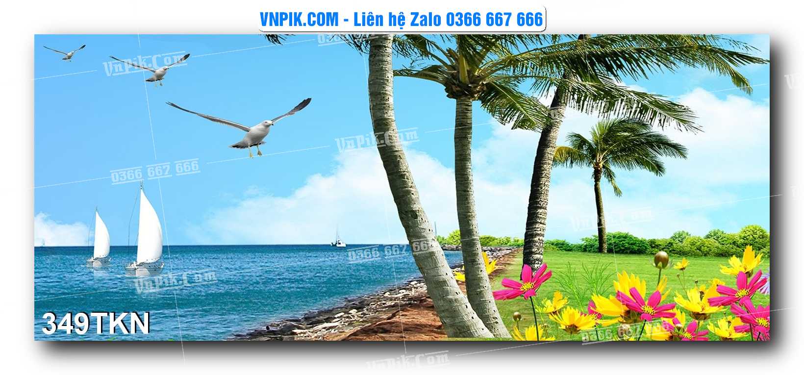 File PSD Vector Tranh Khổ Ngang – Tranh Thác Nước – Tranh Phong Cảnh Đẹp – Mã file 349TKN