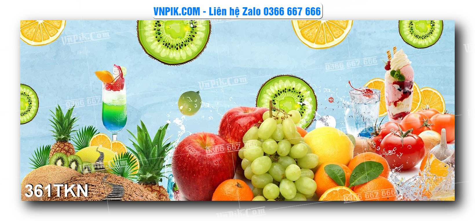 File PSD Vector Tranh Khổ Ngang – Tranh Thác Nước – Tranh Phong Cảnh Đẹp – Mã file 361TKN