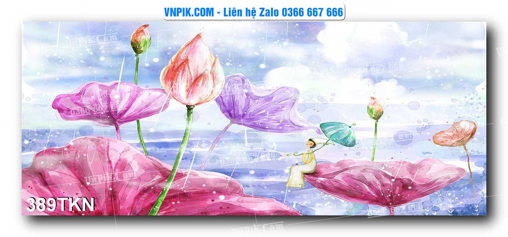 File PSD Vector Tranh Khổ Ngang – Tranh Thác Nước – Tranh Phong Cảnh Đẹp – Mã file 389TKN