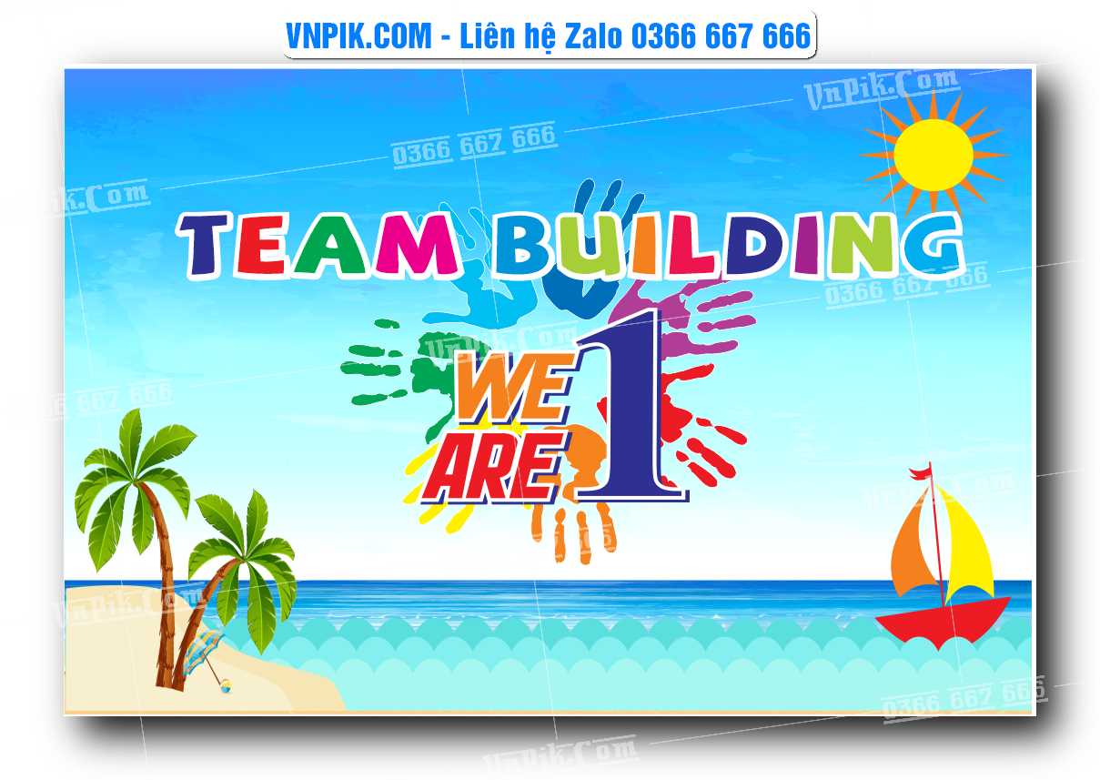 Backdrop Team building We are one #6 file corel