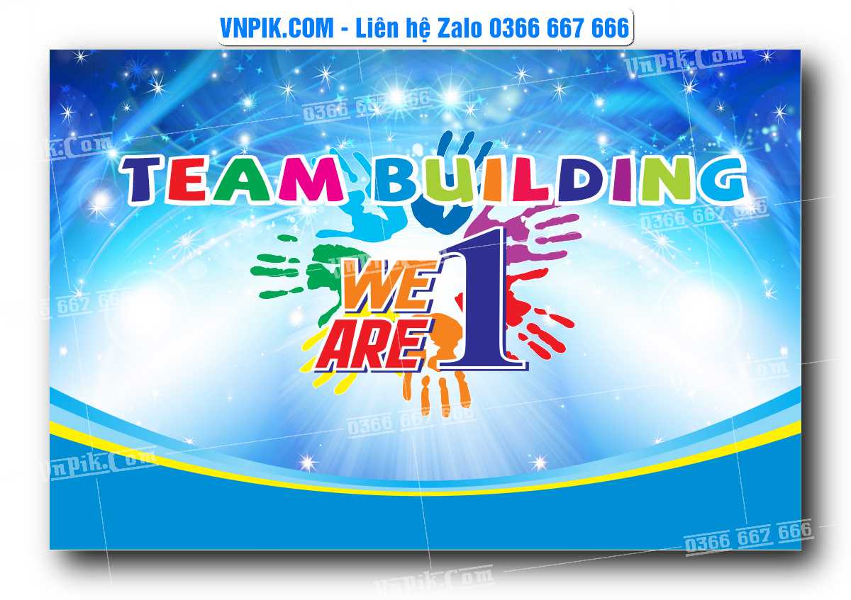 Backdrop Team building We are one #9 file corel