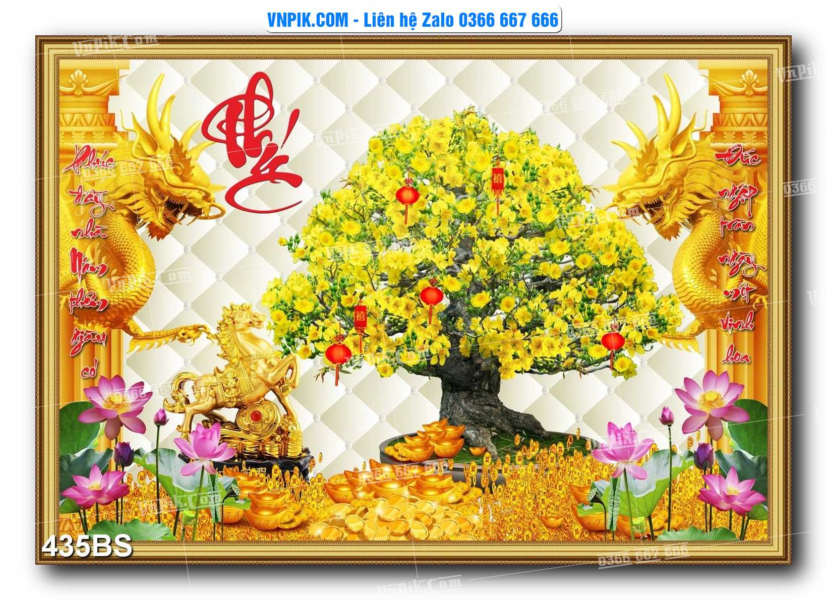 File PSD Tranh Bon Sai Cây Cảnh Trang Trí Siêu Đẹp Mã File 435BS