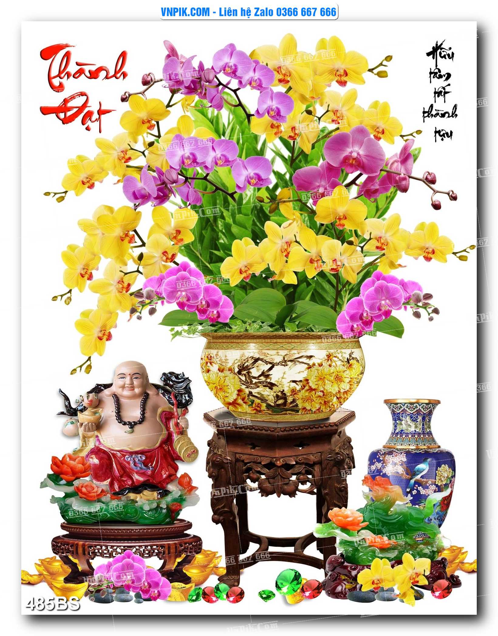 File PSD Tranh Bon Sai Cây Cảnh Trang Trí Siêu Đẹp Mã File 485BS