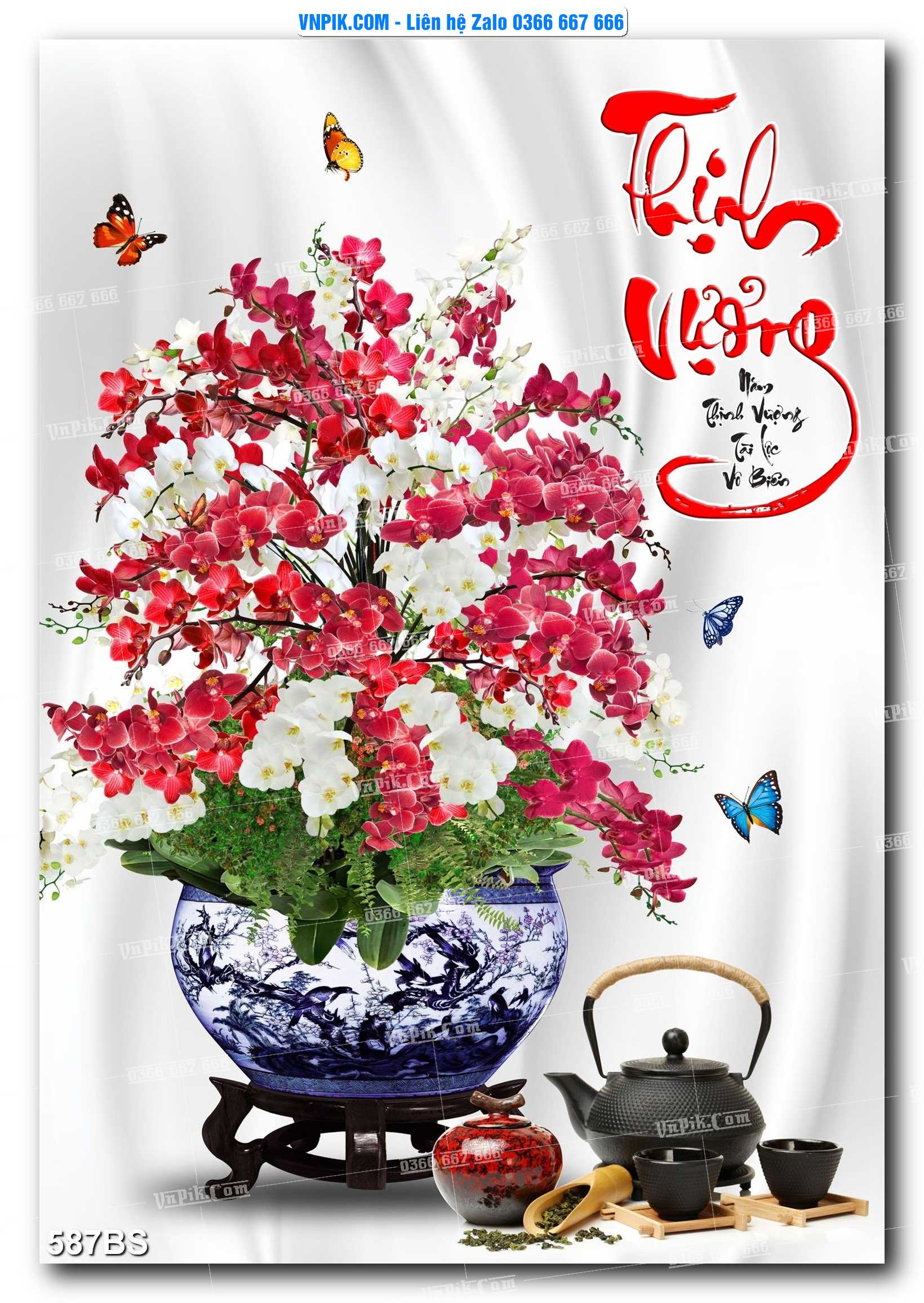 File PSD Tranh Bon Sai Cây Cảnh Trang Trí Siêu Đẹp Mã File 587BS