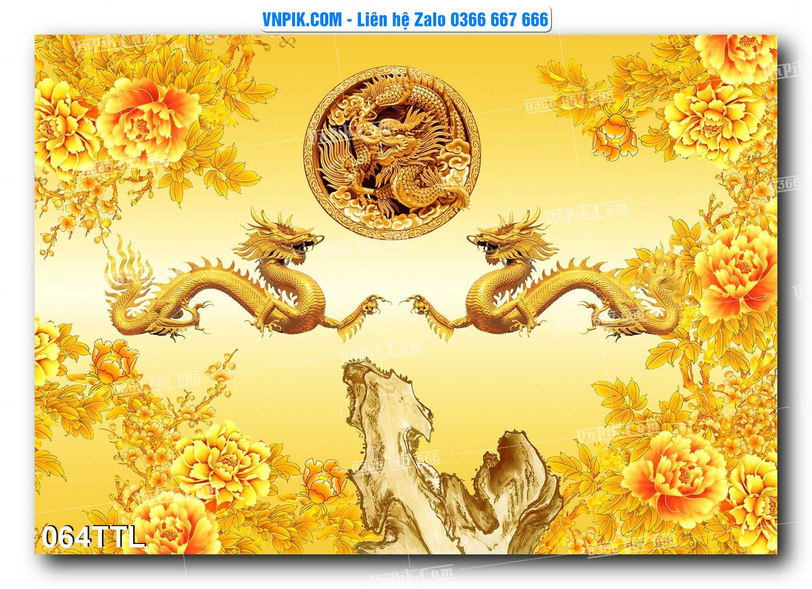 File PSD Vector Tranh Tài Lộc Mẫu Số 064TTL