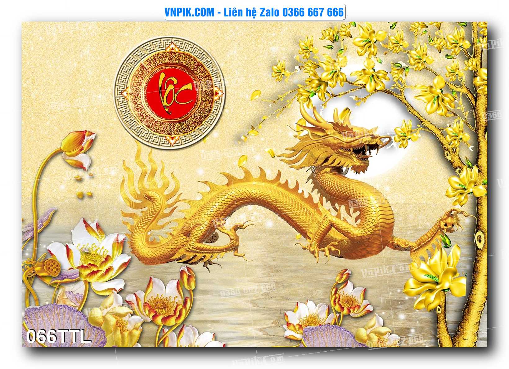 File PSD Vector Tranh Tài Lộc Mẫu Số 066TTL