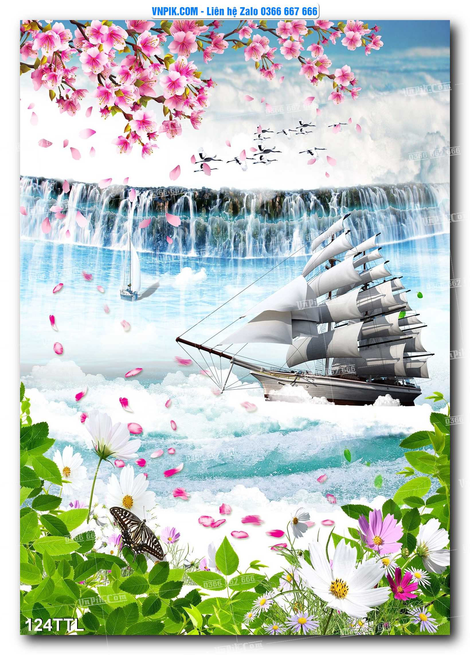 File PSD Vector Tranh Tài Lộc Mẫu Số 124TTL
