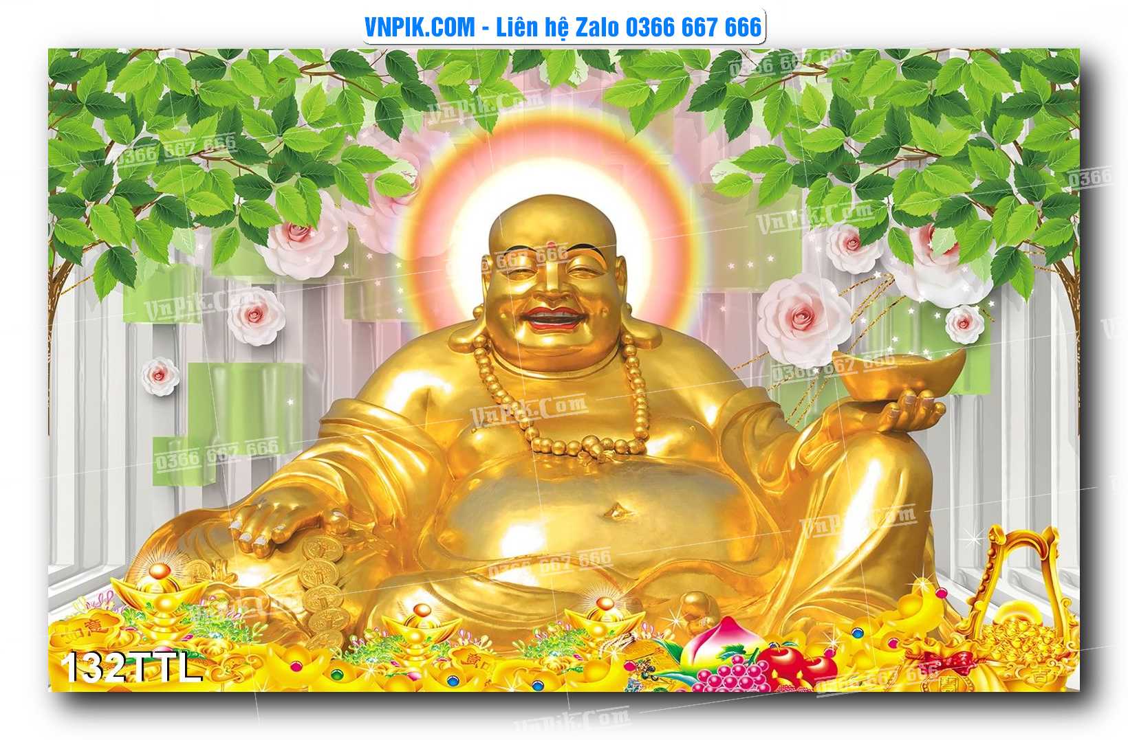 File PSD Vector Tranh Tài Lộc Mẫu Số 132TTL