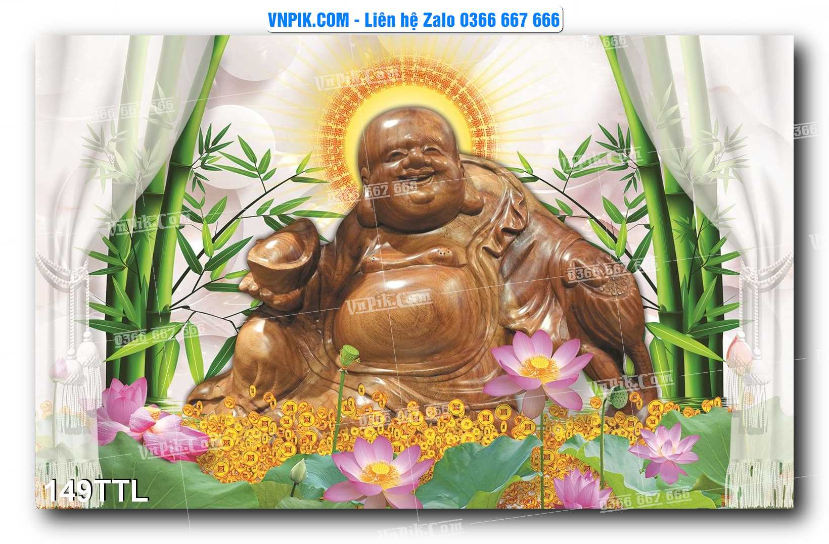 File PSD Vector Tranh Tài Lộc Mẫu Số 149TTL