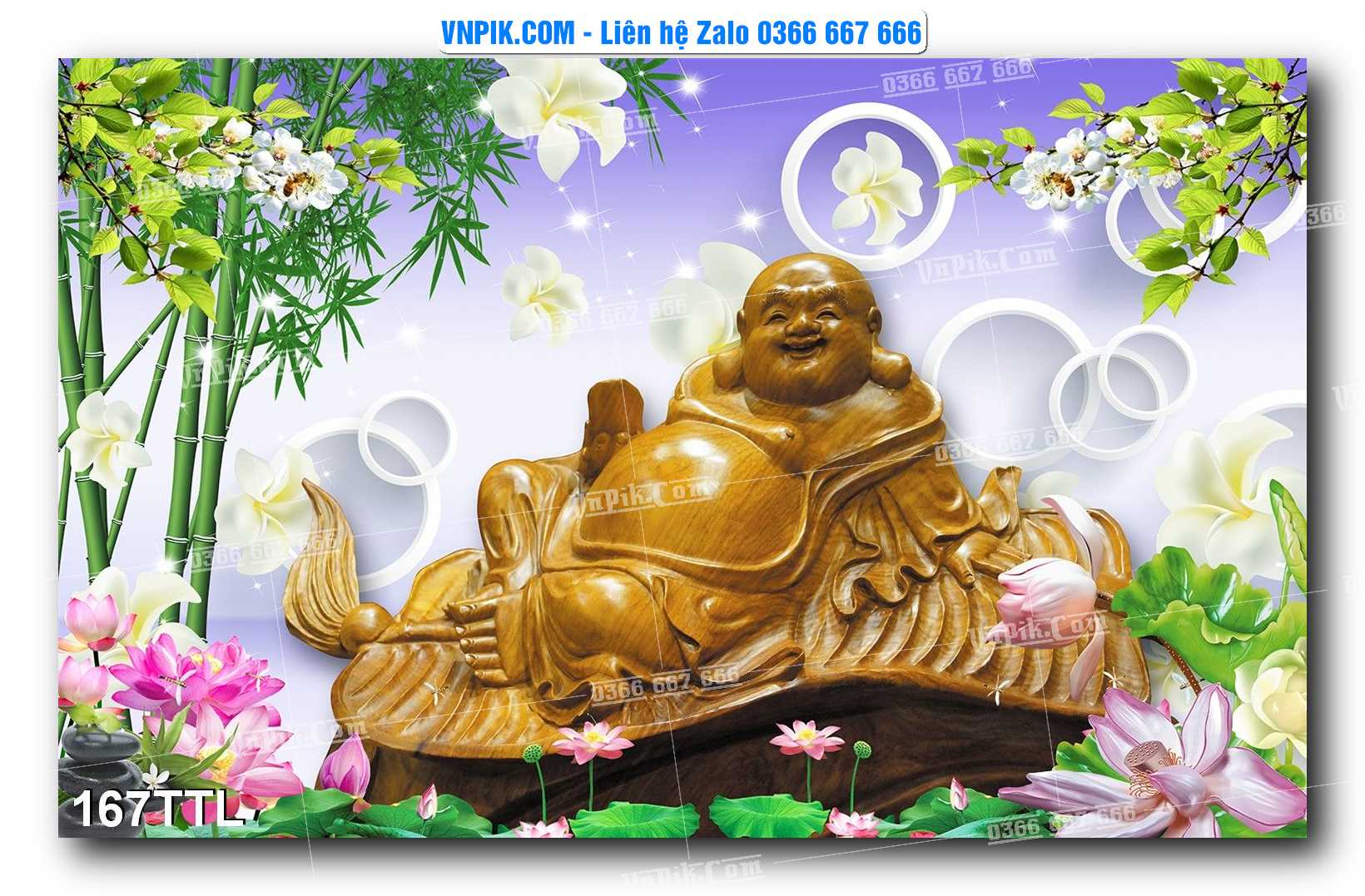 File PSD Vector Tranh Tài Lộc Mẫu Số 167TTL