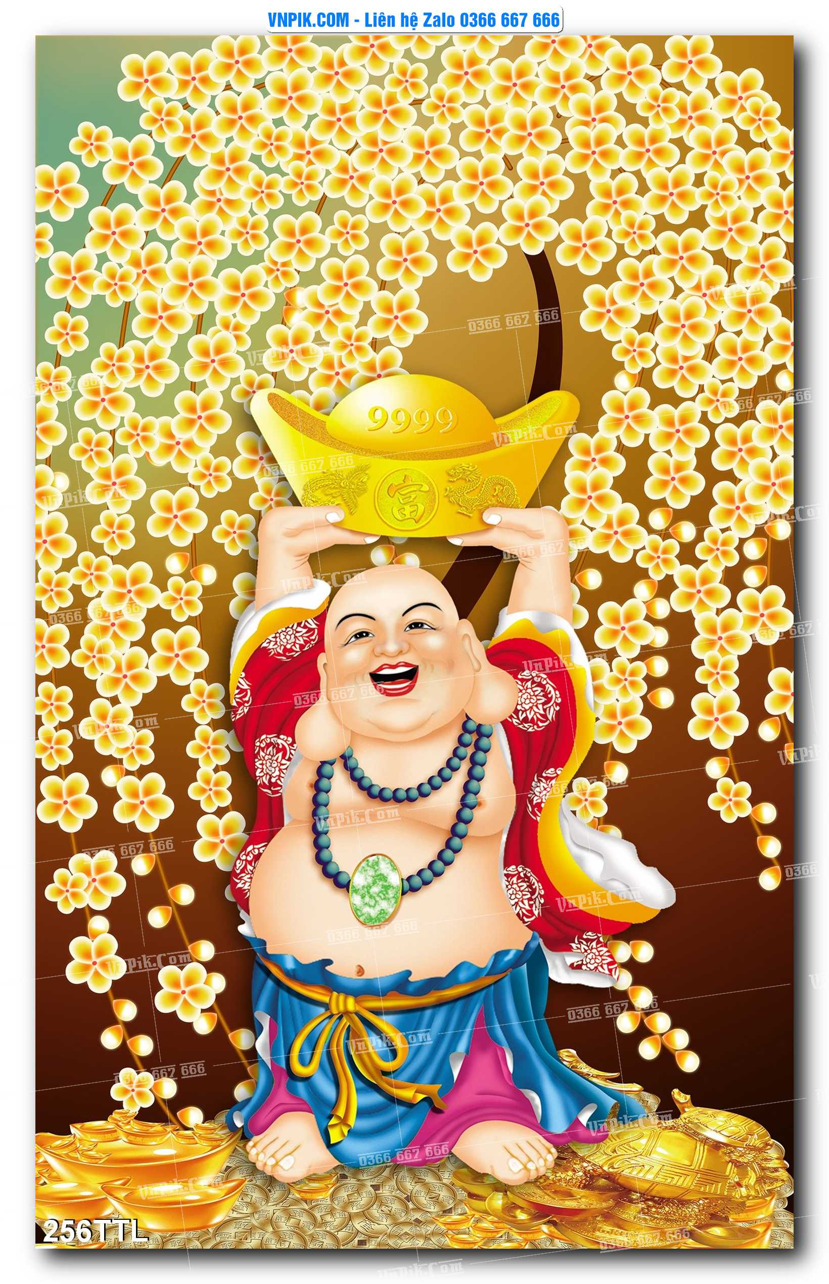 File PSD Vector Tranh Tài Lộc Mẫu Số 256TTL