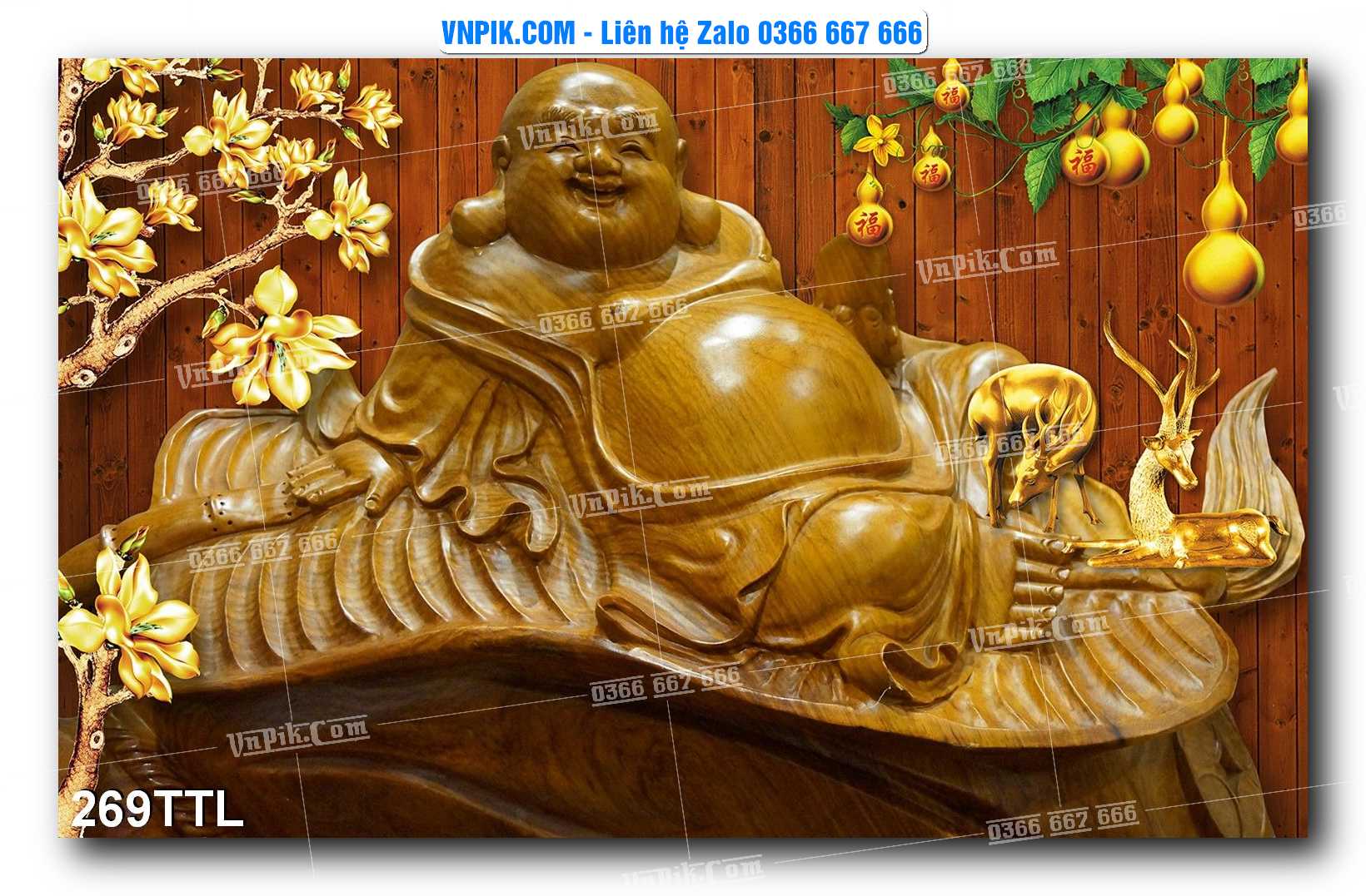 File PSD Vector Tranh Tài Lộc Mẫu Số 269TTL
