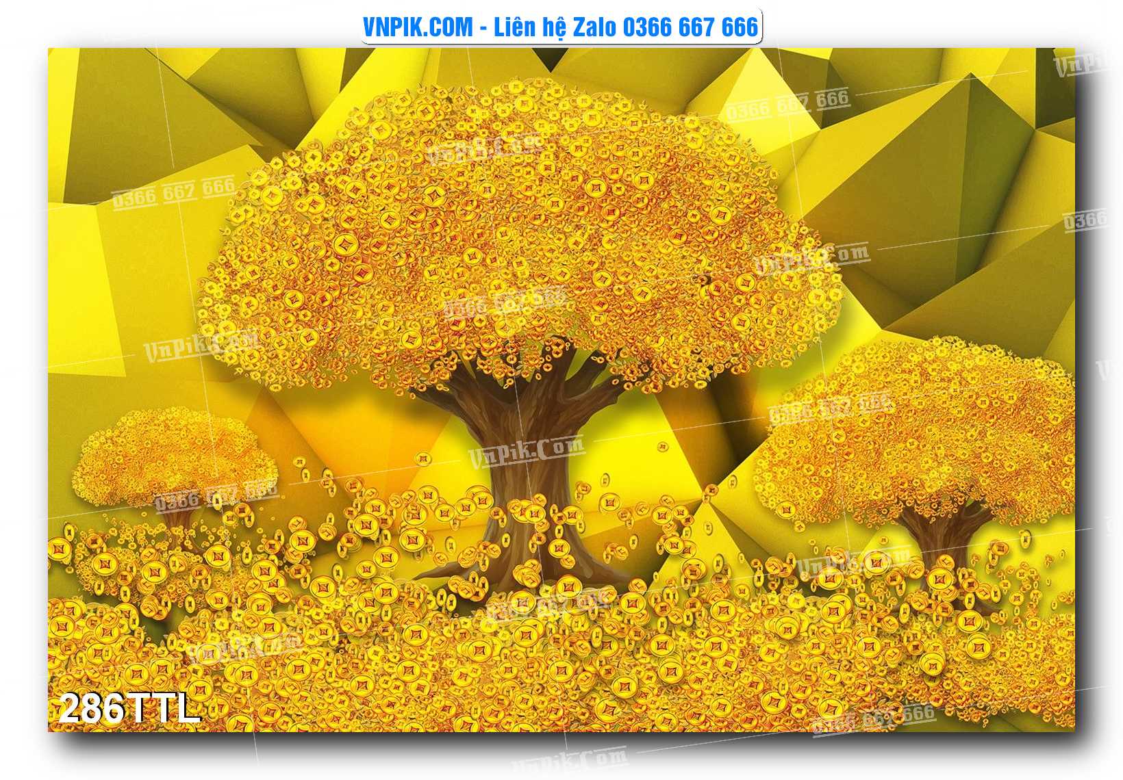 File PSD Vector Tranh Tài Lộc Mẫu Số 286TTL