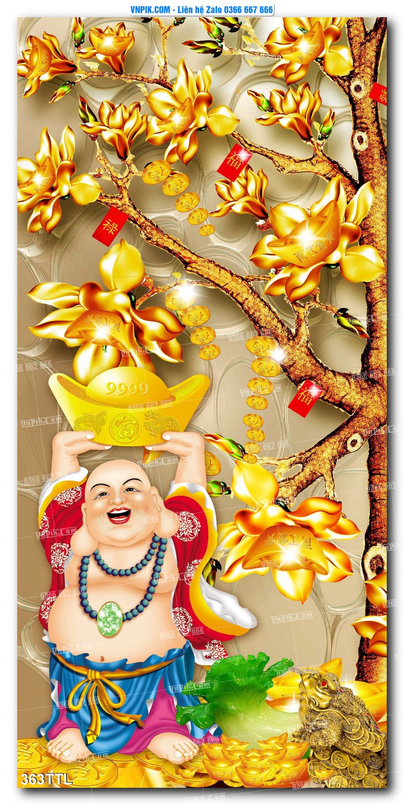 File PSD Vector Tranh Tài Lộc Mẫu Số 363TTL