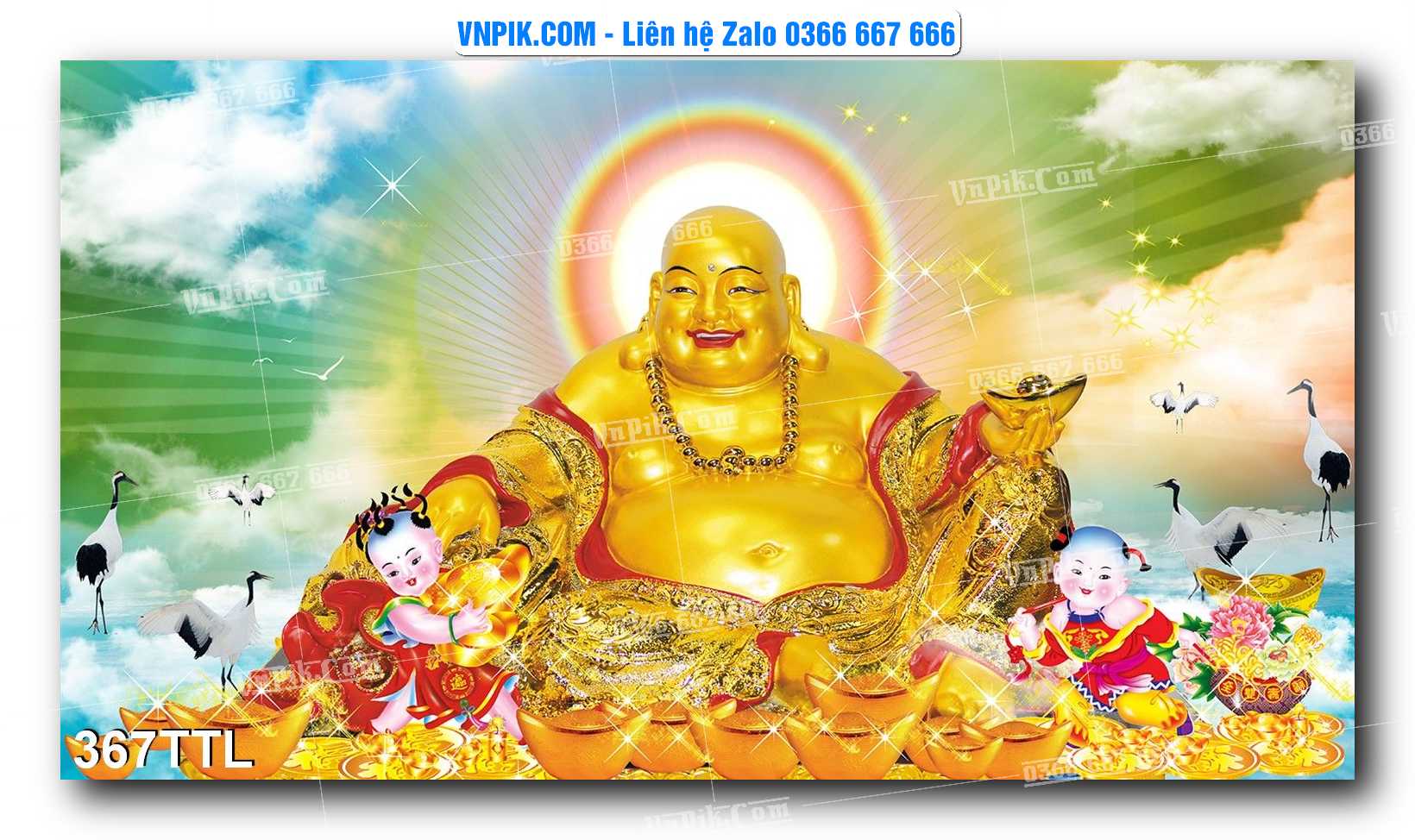 File PSD Vector Tranh Tài Lộc Mẫu Số 367TTL