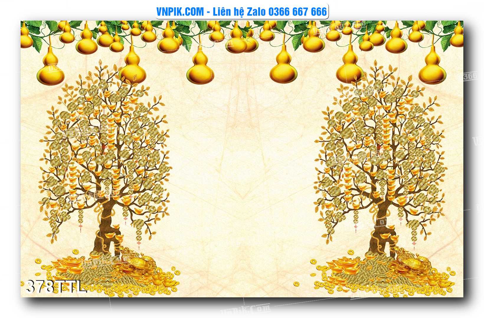 File PSD Vector Tranh Tài Lộc Mẫu Số 378TTL