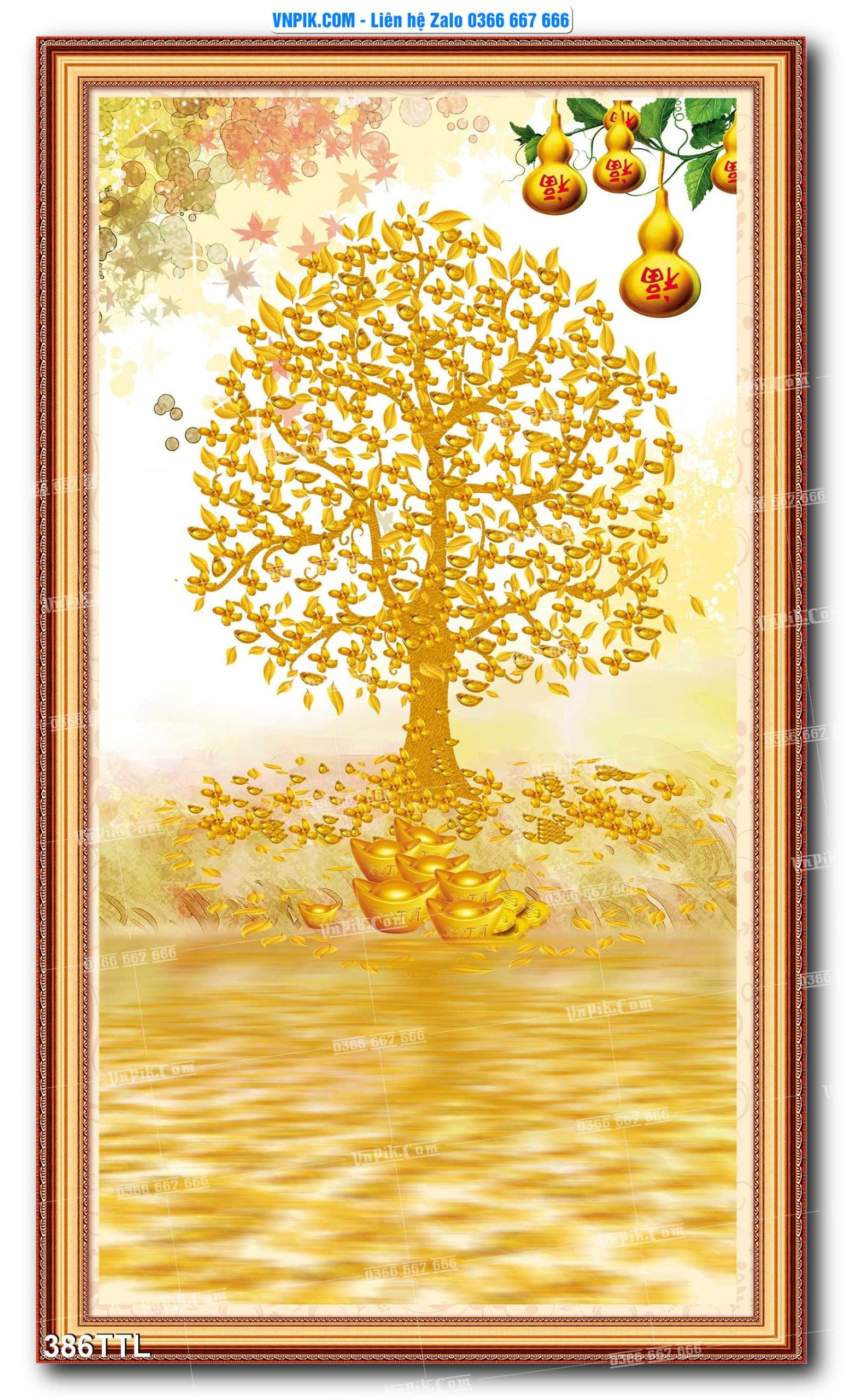 File PSD Vector Tranh Tài Lộc Mẫu Số 386TTL