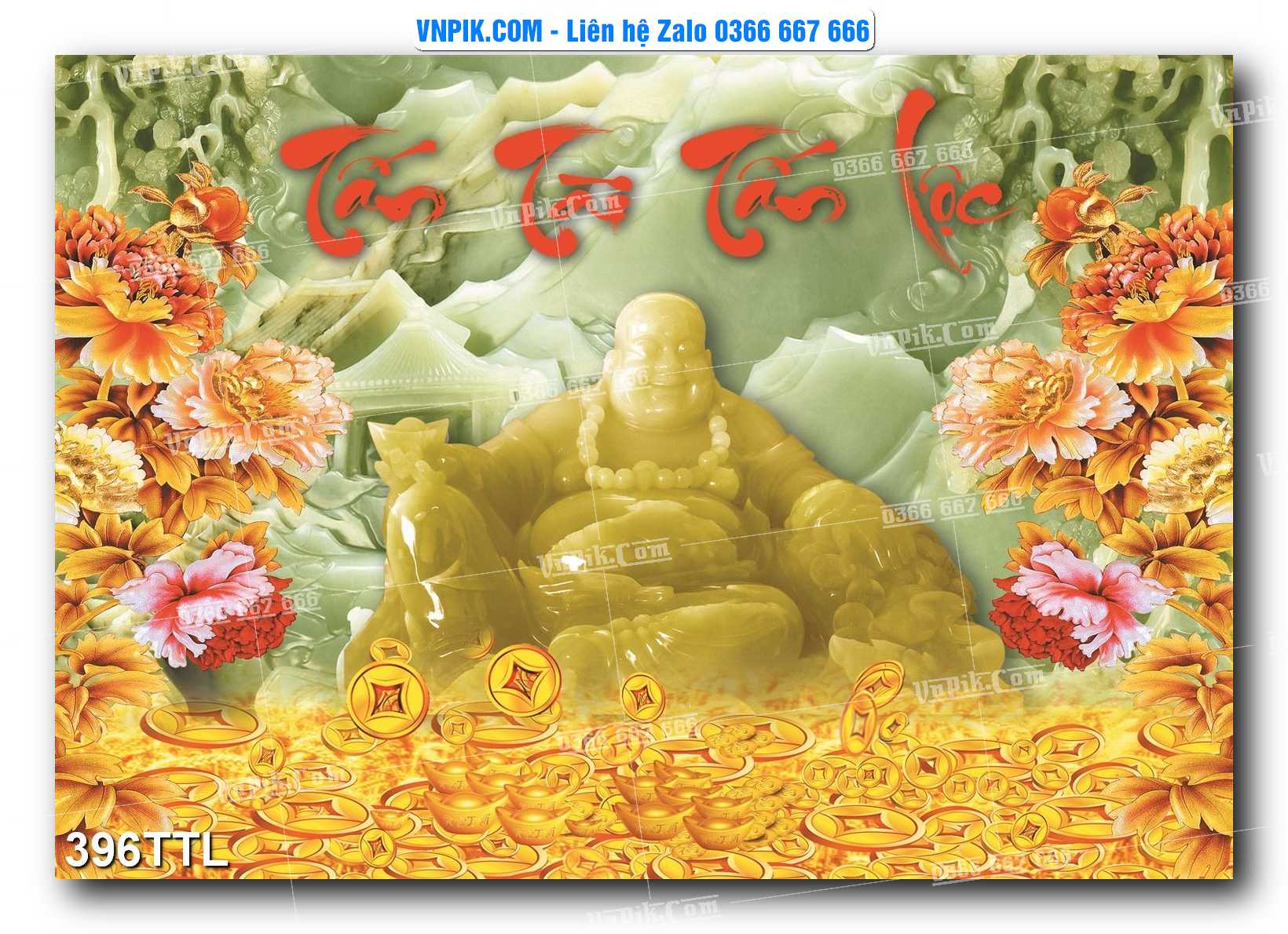 File PSD Vector Tranh Tài Lộc Mẫu Số 396TTL