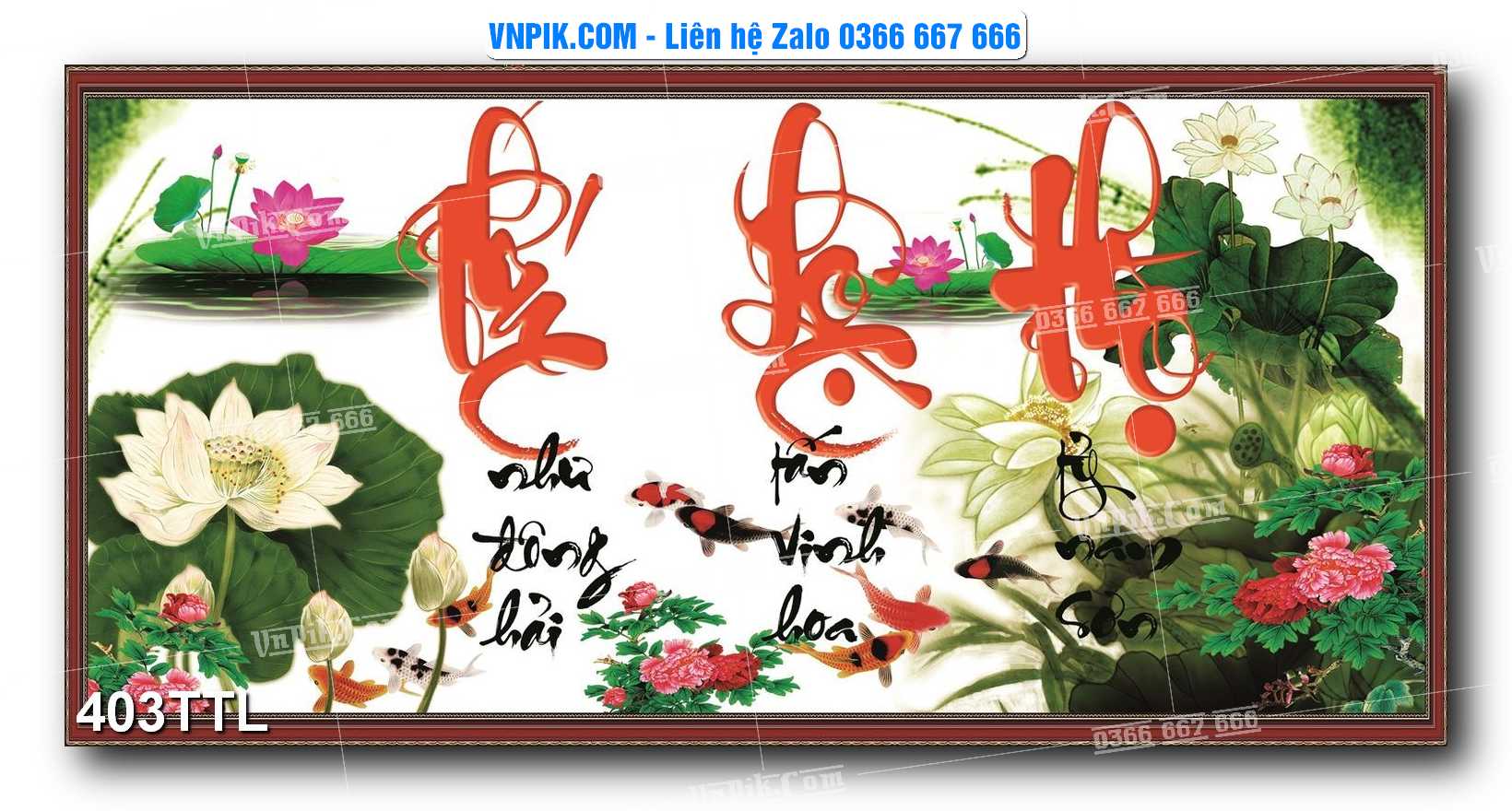File PSD Vector Tranh Tài Lộc Mẫu Số 403TTL
