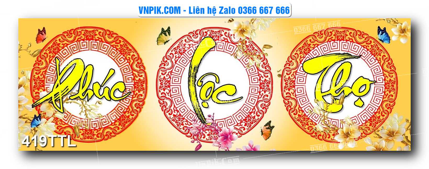 File PSD Vector Tranh Tài Lộc Mẫu Số 419TTL