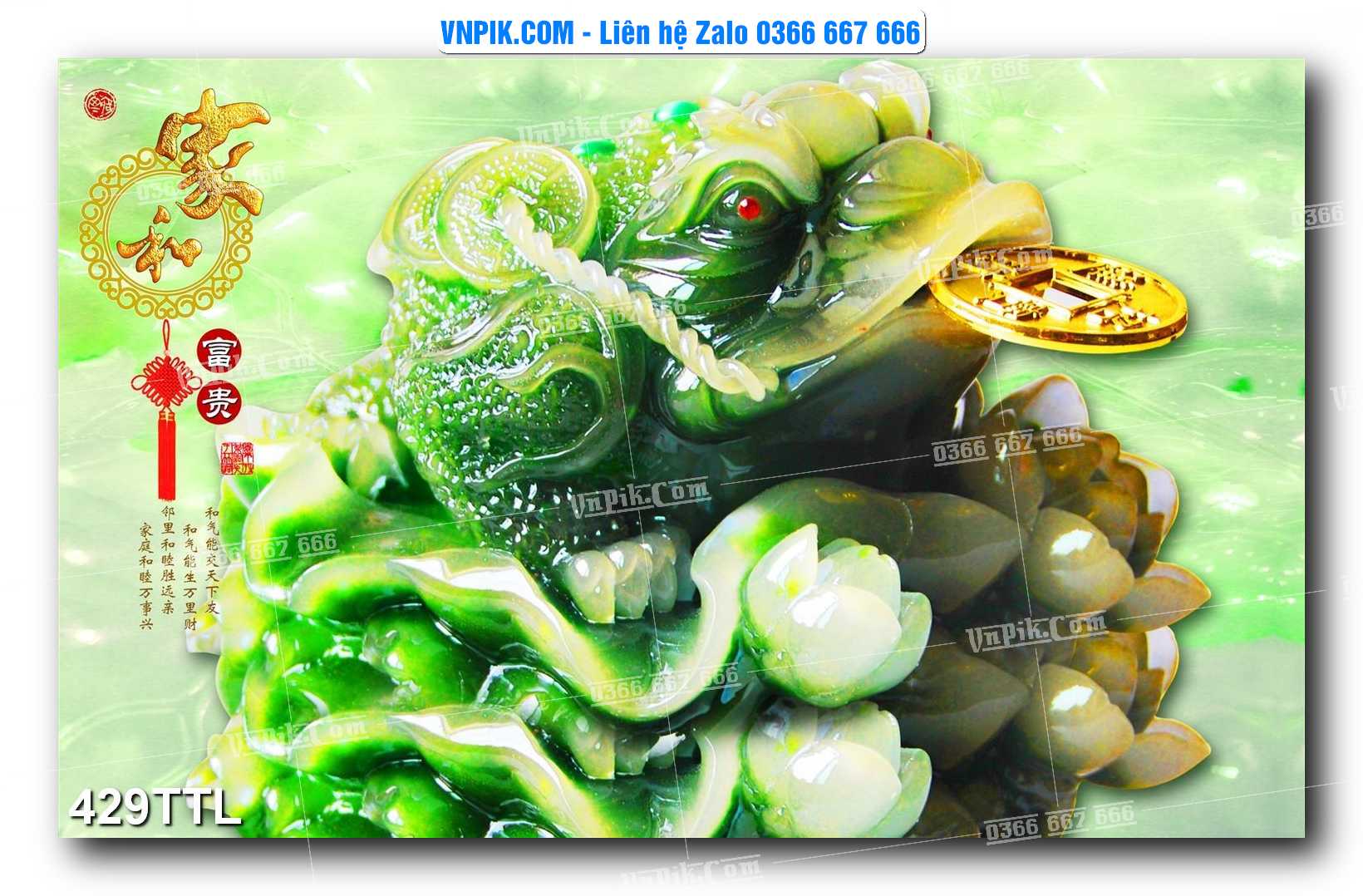 File PSD Vector Tranh Tài Lộc Mẫu Số 429TTL