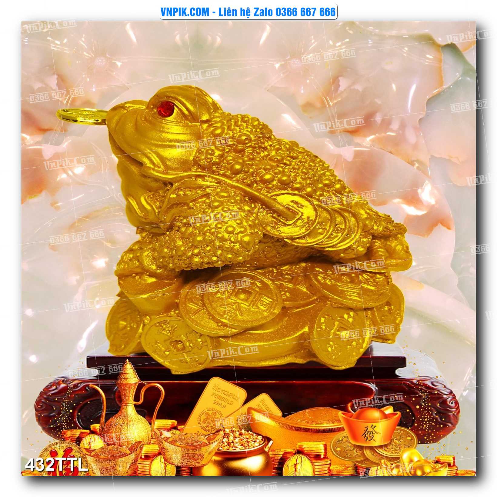 File PSD Vector Tranh Tài Lộc Mẫu Số 432TTL
